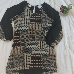 Romeo & Juliet couture long sleeve dress sz S